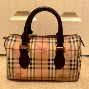 Burberry Classic Plaid Handbag